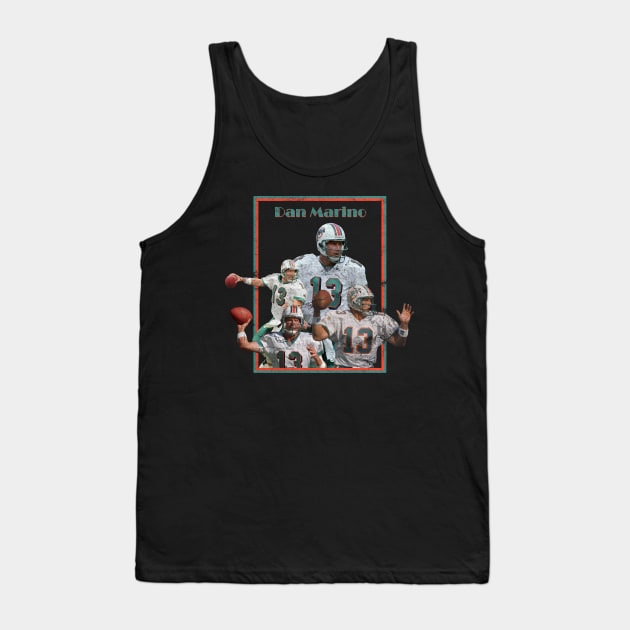 Dan Marino-Square Retro Bootleg Tank Top by the lucky friday